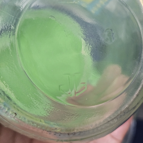 Vtg Anchor Hocking Glass Mason Jar Mugs with Green Lids (Set of 4) 16 oz - Picture 5 of 6